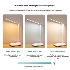 Foldable Table Lamp Led Desk Lamp 3 Type Stepless Dimmable Touch Bedside Reading Eye <b>Night</b> <b>Light</b> <b>USB</b> Chargeable - Product Image 3