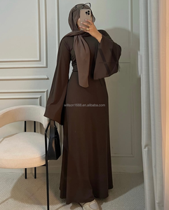 Abito Abaya Elegante e Modesto Willson, Vestibilità Comoda, <span class=keywords><strong>Abbigliamento</strong></span> Islamico Casual <span class=keywords><strong>Chic</strong></span> per Ogni Giorno - Product Image 4