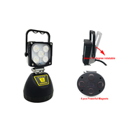 Lampe de travail portable 15W LED rechargeable, étanche IP65, base magnétique, 900 lumens, angle de faisceau 120°, atelier, route, extérieur, jardin