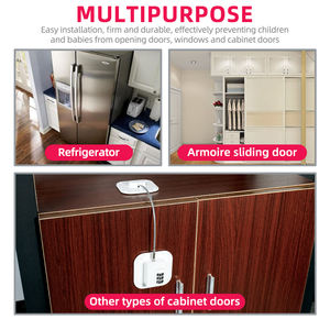 Khóa An Toàn Cho Trẻ Em Không Cần Đục Lỗ Khóa Tủ Lạnh Cửa Tủ Và Ngăn Kéo Cửa Sổ Khóa Mật Khẩu Khóa Bảo Vệ Cho Bé - Product Image 6