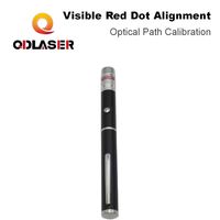 QDLASER 레드 레이저 정렬 포인터 펜 CO2 레이저 빔 결합기 광학 경로 교정을 위한 가시적 레드 도트 포지셔닝 도구