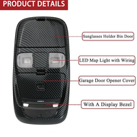 Lampe de lecture LED pour console supérieure, dôme et tableau de bord, pour Dodge Ram 1500 99-01, Ram 2500 3500 99-02, ensemble d'éclairage intérieur de cabine de camion