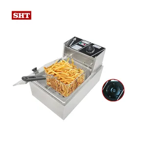 Friggitrice commerciale della turchia della friggitrice commerciale dei chip della macchina delle patatine fritte