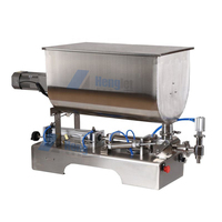 Machine de remplissage semi-automatique de beurre d'arachide de G1WG-U Henglet trémie de sauce d'agitation en forme de U avec mélangeur