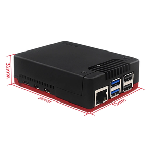 Raspberry Pi 5 Argon <span class=keywords><strong>NEO</strong></span> 5 Alumimn Case Intégré 30mm PWN Ventilateur Passif Ailettes De Refroidissement É<span class=keywords><strong>vent</strong></span> D'échappement pour RPI 5 Pi5 BRED Case Shell - Product Image 5