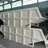 Conteneurs de recyclage personnalisables en acier pour déchets et ordures