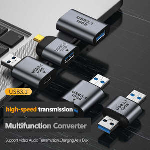 Bloqueador de Protección de Datos USB - Adaptador OTG de Seguridad Encriptado para <span class=keywords><strong>Archivos</strong></span> Bancarios y Confidenciales, Adaptador de Viaje Universal DC para Laptop - Product Image 3