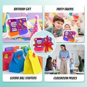 <span class=keywords><strong>Autismo</strong></span> ADHD bambini Stress sollievo giocattolo calmante 24 pacchetti di texture adesivi sensoriali Fidget giocattoli per bambini strisce sensoriali - Product Image 6