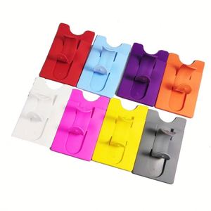 Soporte Multifuncional de Silicona para Teléfono Celular, Tarjetero Adhesivo para Tarjetas de Crédito, Cartera para Teléfono Inteligente - Product Image 3