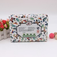 Boîte en carton blanc à couvercle rabattable pour café, produits de santé, emballage en papier, boîte cadeau pliable, boîte en papier alimentaire