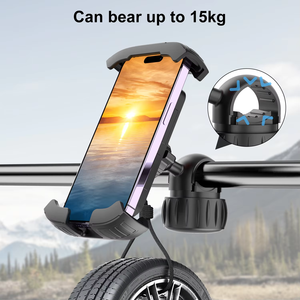 Soporte para Teléfono Impermeable de Fábrica OEM, Ajuste Universal para Motocicleta y <span class=keywords><strong>Bicicleta</strong></span>, Soporte para Teléfono de Motocicleta de Calidad Duradera - Product Image 6