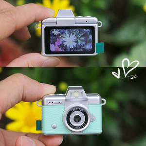 Jumon Palm-Sized <b>Mini</b> Digital <b>Camera</b> 180° Flip Selfie Screen with Flashlight Multiple Filters Keychain Portable Digital <b>Camera</b> - Product Image 1