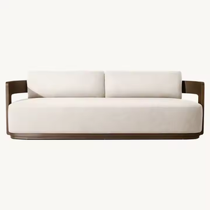 Conjunto de Sofás de Aluminio con Perfil Redondeado para Exteriores, Cojines Resistentes a la Intemperie, <span class=keywords><strong>Muebles</strong></span> para Todo Tipo de Clima para Patio o Playa - Product Image 2