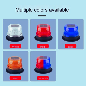 Strobe delineators Luces Led emergencia đường nhấp nháy đèn năng lượng mặt trời đèn hiệu 12V từ sạc cảnh báo ánh sáng - Product Image 2