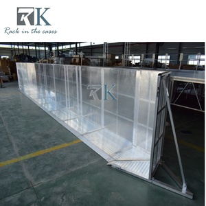 Barrera de Control de Multitudes de Aluminio Ligero, Barrera Antiexplosión para Partidos de Fútbol, Fácil de Instalar - Product Image 2