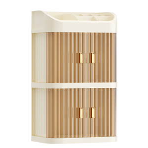Armoire <span class=keywords><strong>de</strong></span> <span class=keywords><strong>rangement</strong></span> <span class=keywords><strong>de</strong></span> bureau haut <span class=keywords><strong>de</strong></span> gamme anti-poussière grande capacité, boîte <span class=keywords><strong>de</strong></span> <span class=keywords><strong>rangement</strong></span> cosmétique moderne pour <span class=keywords><strong>produits</strong></span> <span class=keywords><strong>de</strong></span> soin <span class=keywords><strong>de</strong></span> la peau et masques faciaux - Product Image 1