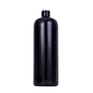Bouteille en plastique noire à épaules arrondies, avec tête de pulvérisation noire, logo personnalisé, vide, 100 ml, 200 ml, 300 ml - Product Image 4