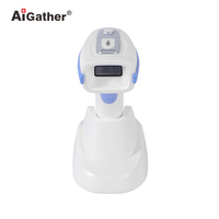 Escáner de Código de Barras Automático, Escáner de Código de Barras Inalámbrico de Mano, Pistola de Escaneo de Código QR con Bluetooth y Base