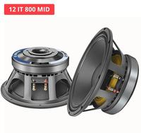 Sweton 12 IT 800 MID Altavoz de 12 Pulgadas y 1600W con Transductor Ecológico de 3 Vías, Sistema Line Array, Sonido Equilibrado para Exteriores