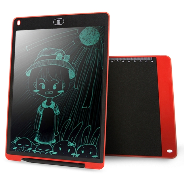Portable Colorful Doodle 12 Inch LCD Electronic Writing Tablet Children Drawing Board with Writing Pen