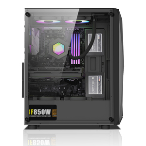 Lovingcool ออร์ไดคัทเตอร์และซอฟแวร์ M-ATX เต็มทาวเวอร์ E-ATX กล่องคอมพิวเตอร์ ATX พร้อมแหล่งจ่ายไฟ - Product Image 2