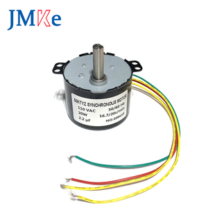 Jmke 50ktyz 220VAC <span class=keywords><strong>AC</strong></span> động cơ đồng bộ một pha 6W Công suất đầu ra kim loại thép mô-men xoắn cao 50Hz D loại ie3 hiệu quả - Product Image 5