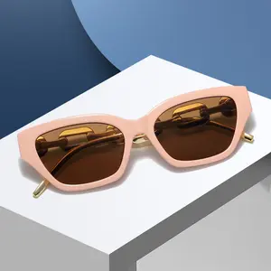 Новое поступление, толстые солнцезащитные очки с цепочкой, женские умные солнцезащитные очки с кошачьим глазом uv400, винтажные брендовые дизайнерские солнцезащитные очки
