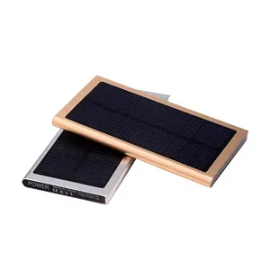 Chinese new style portable Solar cell phone mini power bank battery 20000 mah charger