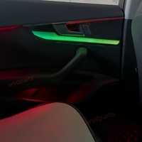 Éclairage d'ambiance pour Audi A4 A4L 2017-2025 – Amélioration de l'éclairage intérieur de voiture en fibre de carbone – Pièces automobiles