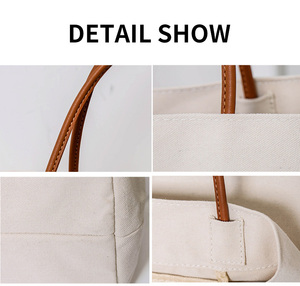 Sac à main pour femme Eco Women Campus, sac de shopping en tissu épais, sac fourre-tout en toile, sac fourre-tout uni - Product Image 4