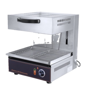 Heating Display Fresh-keeping Machine Cabinet Stainless Steel Barbecue <b>Stove</b> with Lifting Function - Product Image 1