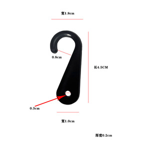 <b>Plastic</b> <b>Hooks</b> Question Mark <b>Hook</b> Transparent Garment Accessories Reusable <b>Hooks</b> For Towels Hats Socks Clothing Parts Wholesale - Product Image 4