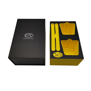 Tùy Chỉnh <span class=keywords><strong>EVA</strong></span> Chết Cắt Bao Bì Bọt Chèn Cho Hộp Với Sợi Carbon Nhung - Product Image 1