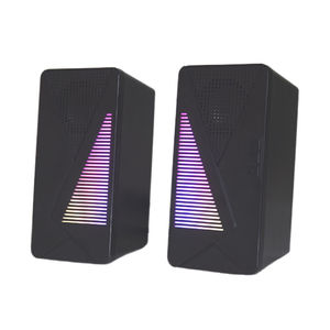 ลำโพงเกมมิ่งคอมพิวเตอร์สเตอริโอบลูทูธ RGB สีน้ำเงินเรืองแสง รุ่นใหม่ 2.0CH สำหรับพีซี - Product Image 4
