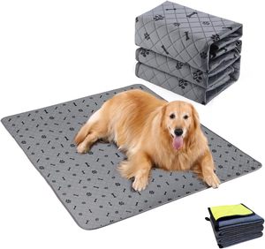 Hund Welpe Haustier Waschbar Hund Pissenmatte Welpen Baumwolle Waschbar wiederverwendbare Haustier-Urinpolster saugfähig - Product Image 1