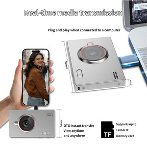 <span class=keywords><strong>Mini</strong></span> Cámara 2026 Ultrafina con Carcasa <span class=keywords><strong>Cuadrada</strong></span> de ABS, CMOS de 8MP, Flash LED, 1080P HD, MicroSD, Carga USB-C, Pantalla LCD IPS de 2.4'', DC36 - Product Image 4