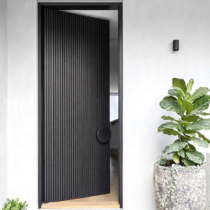 Puerta Exterior Moderna de Aleación de Aluminio con Aislamiento Térmico para Villa - Diseño Ventilado para Ducha - Product Image 1
