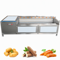 Cassave reinigings- en schilmachine Wortel reinigingsmachine Dadels reinigingsmachine Aardappel schilmachine Aardappel schilmachine