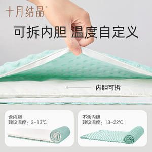 Manta de Bebé de Algodón Puro con Diseño de Animales, Transpirable, para Recién Nacidos, 200g 300g, Uso en las Cuatro Estaciones, Octubre Crystal - Product Image 2