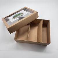 Boîte à gâteau jetable en papier alimentaire avec laminage mat et gaufrage, service de couleur personnalisée, boîte robuste et recyclable pour gâteaux et noix