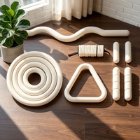 Kit de poids réglables en silicone et acier inoxydable pour chevilles et poignets (1/2/4/5/10 lb) pour Pilates/Yoga en studio