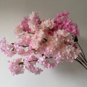 DC018 fiore di ciliegio artificiale giappone di seta <span class=keywords><strong>Sakura</strong></span> fiore rosa ciliegio per decorazione di nozze - Product Image 1