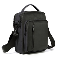 Sac Messenger Vintage en Toile Éco-responsable pour Hommes avec Détail en Liège Sling Personnalisé Trajet Quotidien OEM