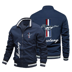 Oferta Especial Chaqueta de Carreras Ford <span class=keywords><strong>Mustang</strong></span> de Alta Calidad para <span class=keywords><strong>Hombre</strong></span> Estándar para Deportes Ocio Primavera Otoño Moda con Letras Bordadas - Product Image 2