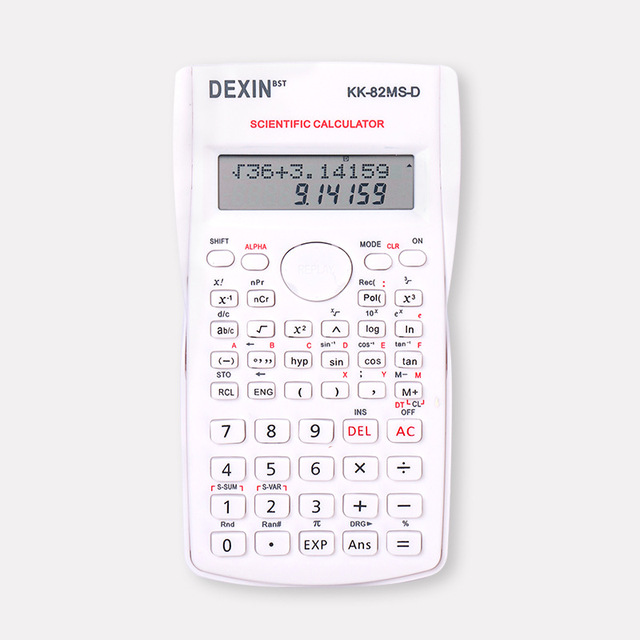 LCD Non-Graphing Scientific Calculator for Engineering School Financial Business Students Battery Powered
