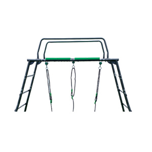 Columpio de tienda de campaña colgante para niños con estructura metálica - Set de juego para jardín al aire libre para edades de 3 a 8 años, silla nido segura con dosel para diversión en el patio trasero - Product Image 4