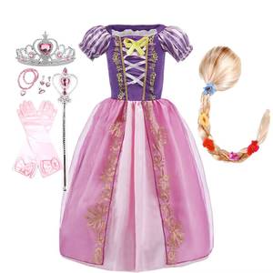 Nuevo Vestido de Princesa Morado para Niñas de HP, Disfraz de Rapunzel de Enredados para Niñas - Product Image 6