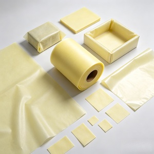 Tissu non tissé laminé jaune imperméable, enduit de PE, rouleau de tissu non tissé PP pour nappes jetables, emballage de protection - Product Image 5