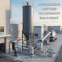Sistem Penyimpanan Kapur Cerdas: Silo Tersegmentasi yang Dibaut dengan Sensor Level Ultrasonik dan Kontrol PLC