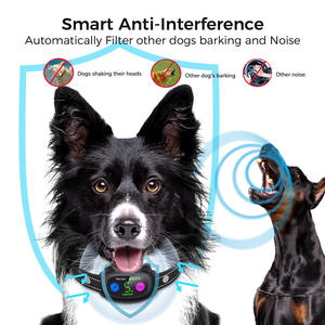 Collier anti-aboiement Smartpet pour chien, double vibration, rechargeable, étanche, écran couleur, dispositif d'entraînement - Product Image 4